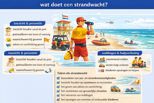 Wat doet een strandwacht